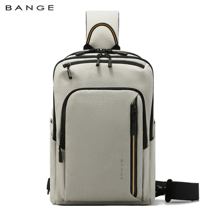 BANGE 7868 Grey New High Quality Lightweight Shoulder Bags Waterproof Anti Theft Crossbody Shoulder Bag Men&