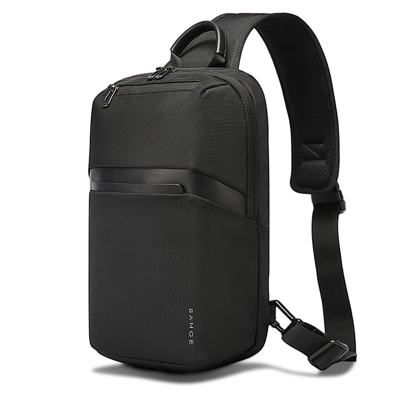 Bange Multifunctional Waterproof Sling Shoulder Men bag BG 7719 Black