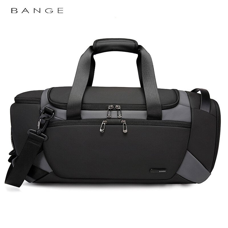 Bange stylist toiletry sport bags gym men waterproof travel duffel bag 2378 Grey