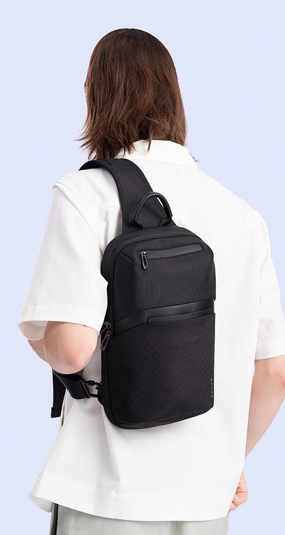 Bange Multifunctional Waterproof Sling Shoulder Men bag BG 7719 Black
