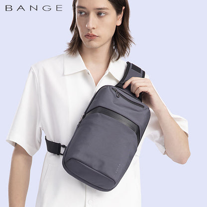 Bange Multifunctional Waterproof Sling Shoulder Men bag BG 7719 Grey