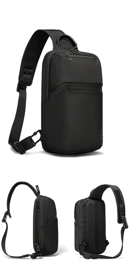 Bange Multifunctional Waterproof Sling Shoulder Men bag BG 7719 Black