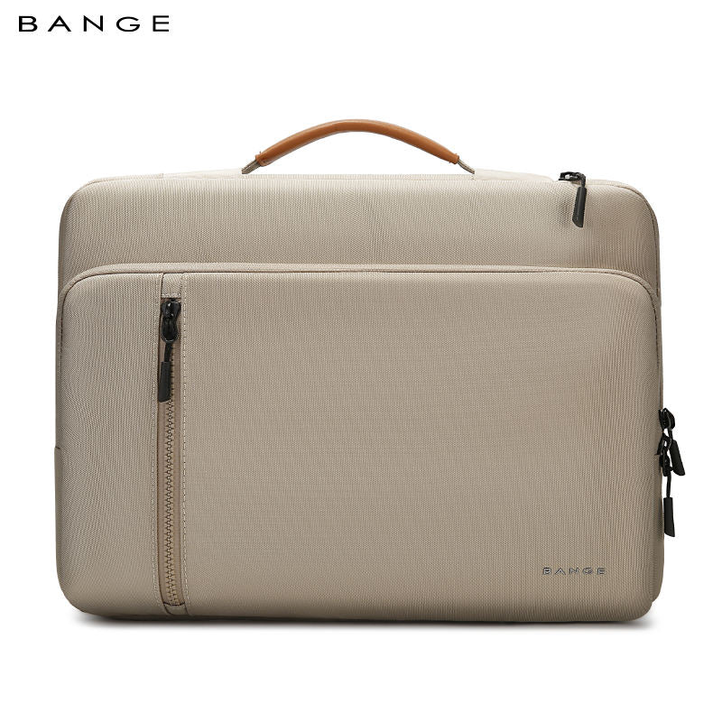 Bange 6802D Beige new protective water resistant 15inch laptop sleeve with handle