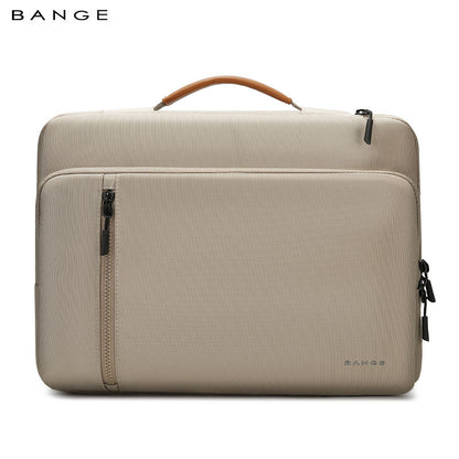 Bange 6802D Beige new protective water resistant 15inch laptop sleeve with handle